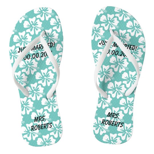 beach wedding flip flops