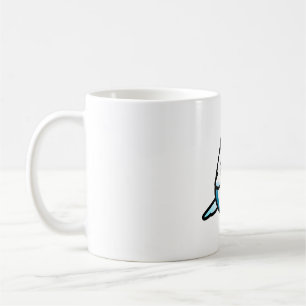 CUSTOM Mr Blue the Chubby Budgie Coffee Mug