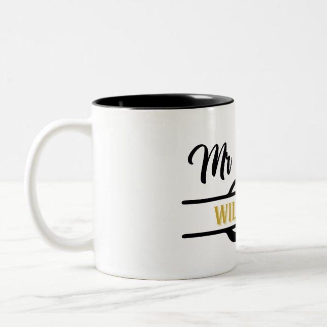 Custom Mr. & Mrs. Mug with Personalised Names (Left)