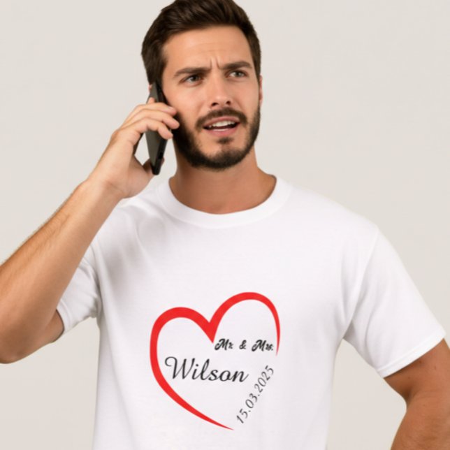 Custom Mr. & Mrs. Shirt (Creator Uploaded)