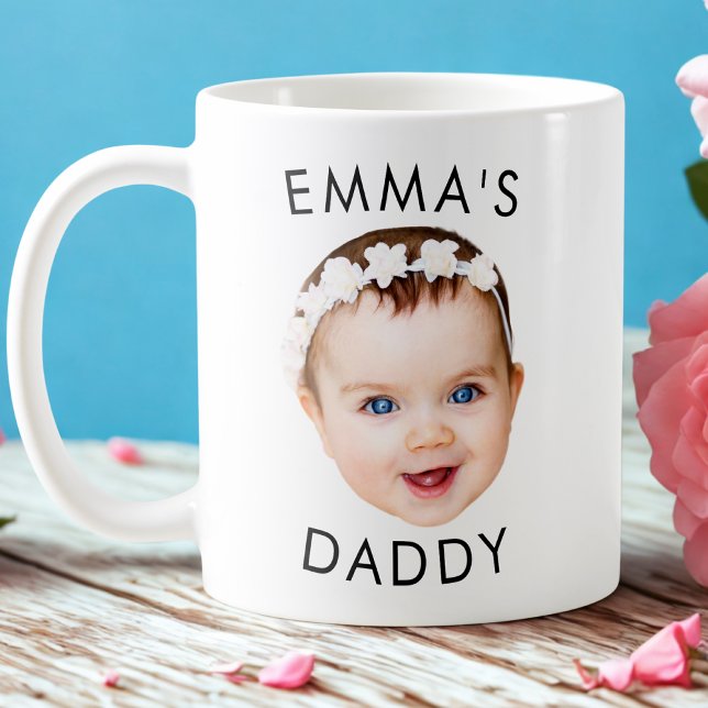Custom Mug, Baby Mug, Dad Birthday Gift, Face Coffee Mug (Creator Uploaded)