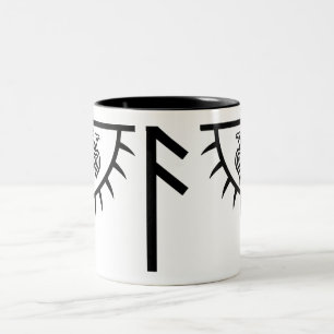 Custom mug featuring Huginn and Muninn