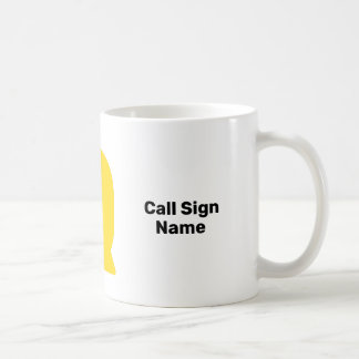 Custom Mug Ham Radio Operator Call Sign Name