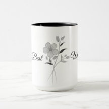 Custom Mug Personalised Christmas Gifts,  Flower