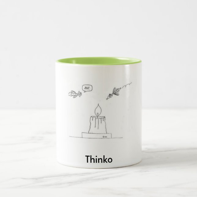 Custom mug with image and text (Center)