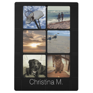 Custom Multi Photo Mosaic Picture Collage Clipboard