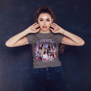 Custom Multi Photo, Retro Vintage Bootleg For Love T-Shirt