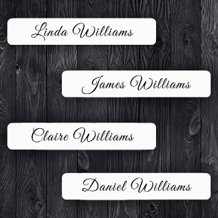 Custom Multiple Names Fabric Clothing