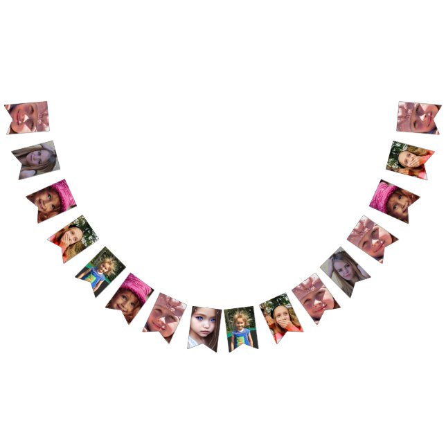CUSTOM multiple PHOTO BIRTHDAY PARTY BANNER (All)