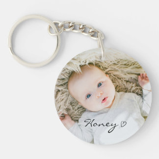 Custom mum day gift, personalised family photo key key ring