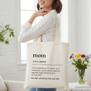 Custom Mum Definition For Mother's Day Tote Bag