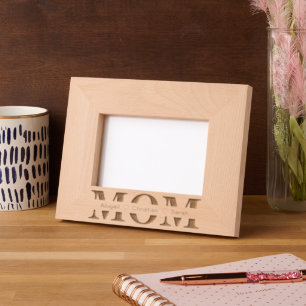 Custom "Mum" Monogram Picture Frame with Names