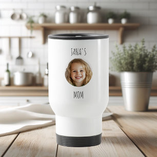 Custom Mum Personalised Face Photo Travel Mug