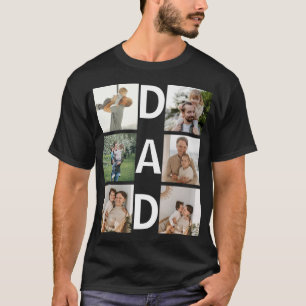 Custom Mum Photo Personalised Father's Day Gift T-Shirt