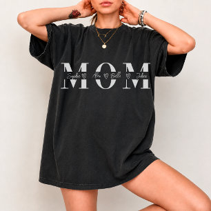 Custom Mum Tee, Personalised Vintage Bootleg Style T-Shirt