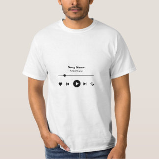 Custom Music Player T-Shirt
