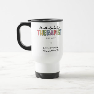 Custom Music Therapist Music Therapy Graduation Travel Mug