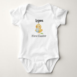 Custom. My First Easter. Chick. Baby Bodysuit