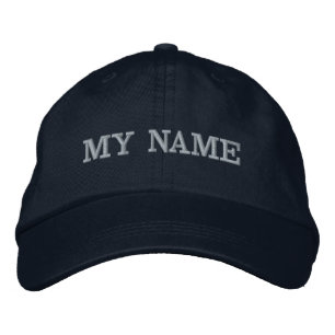 CUSTOM MY NAME EMBROIDERED HAT
