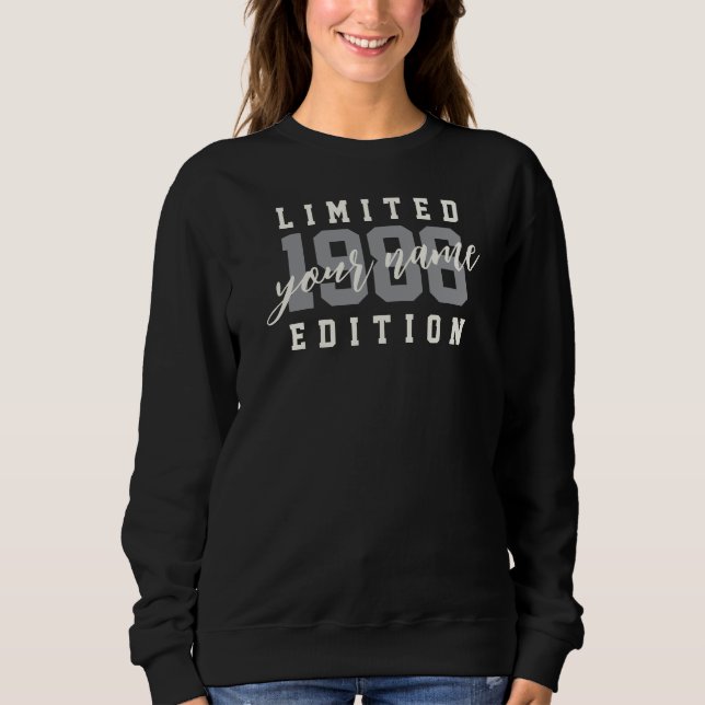 Custom Name 1986 Limited Edition, 40th Birthday Sweatshirt (Front)