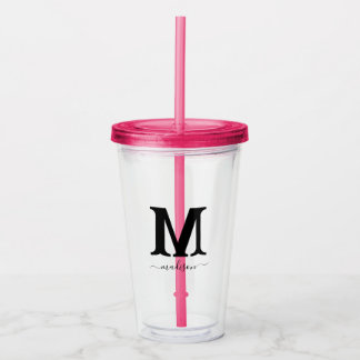 Custom Name Acrylic Tumbler