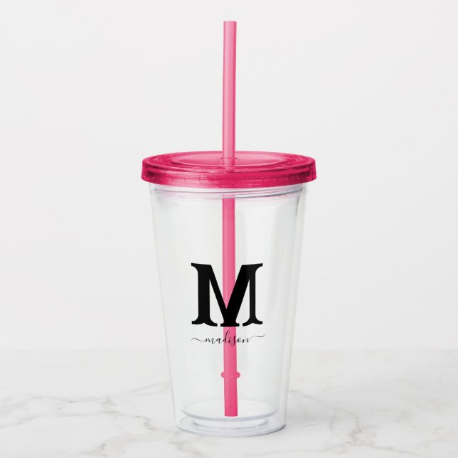 Custom Name Acrylic Tumbler (Front)