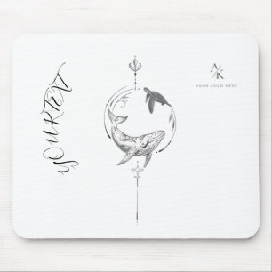 Custom Name Aesthetic Artwork Mouse Mat