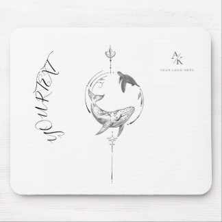 Custom Name Aesthetic Artwork Mouse Mat