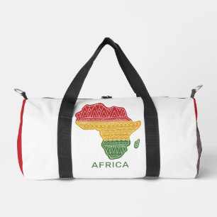 Custom Name Africa Duffle Bag