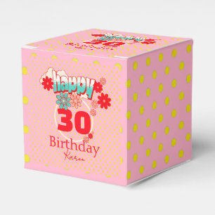 Custom Name & Age, Happy Birthday Favour Box
