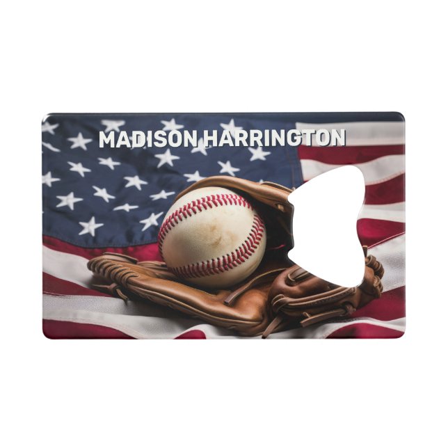 Custom Name American Baseball (Front (Horizontal))