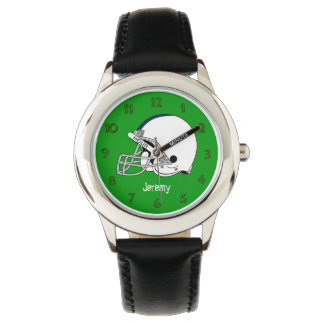 Custom name american football watch