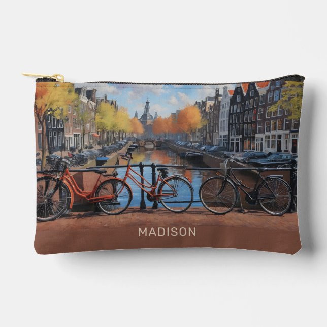 Custom Name Amsterdam Accessory Pouch (Front)