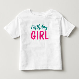 Custom Name And Age Birthday Toddler T-shirt