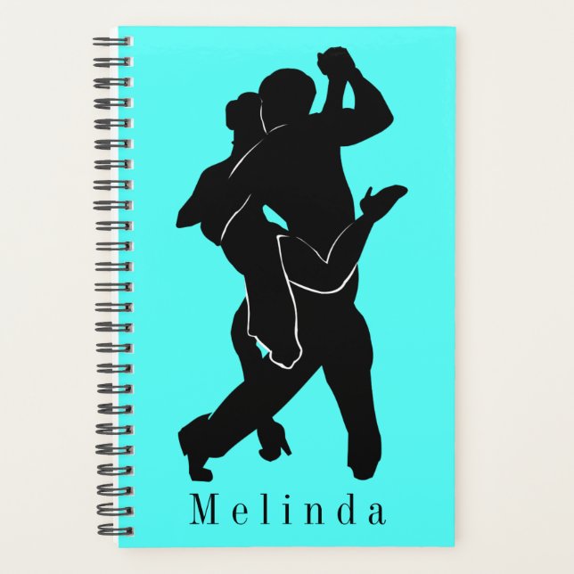 Custom Name and Colours Planner with Tango Dancers (Front)