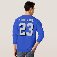 Custom Name and Number Jersey Sports