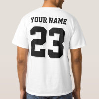 Custom Name and Number Jersey Sports