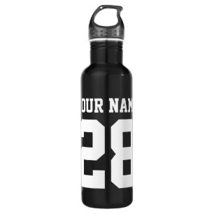 Custom Name and Number sports 710 Ml Water Bottle