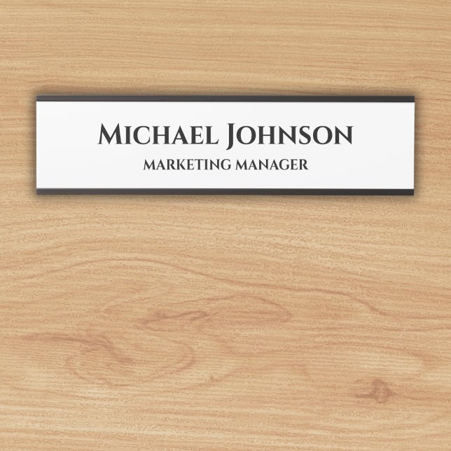 Custom Name and Title Office Door Sign (Custom Name and Title Office Door Sign)