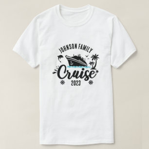 Custom Name and Year Family Cruise T-Shirt
