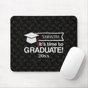 Custom Name and Year Graduation Gift Mouse Mat