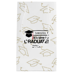 Custom Name and Year Graduation Small Gift Bag