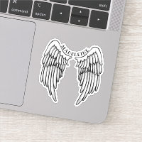 Custom Name Angel Wings