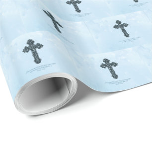 Custom Name & Anniversary Year Ordination, Priest Wrapping Paper