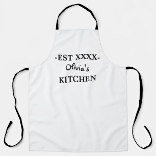 Custom Name Apron, Personalize Apron