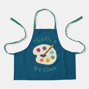 custom NAME Art class school Artist Apron