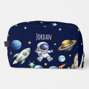 Custom Name Astronaut Space Back to School  Dopp Kit