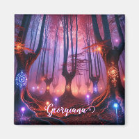 Custom Name Autumnal Enchanted Whimsigoth Forest