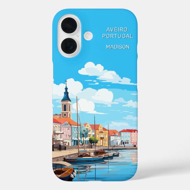 Custom Name Aveiro Portugal Case-Mate iPhone Case (Back)