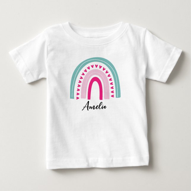 Custom Name Baby T-Shirt (Front)